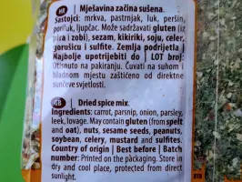 Začin bake Mandice 500 g