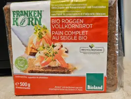 Raženi kruh od cjelovitog zrna 500 g