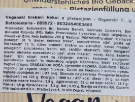 Hrskavi keksi s pistacijom 200 g