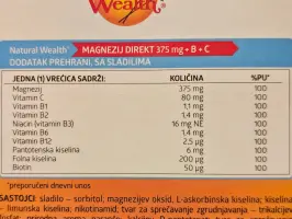 Magnezij direkt 375 mg