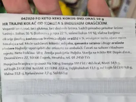 Keto Peanut Butter Soft Cookie 50 g