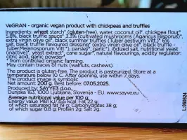 VeGRAN truffles sir 200 g