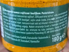 Namaz rajčica bosiljak 180 g