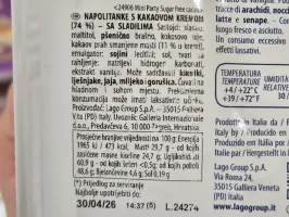 Napolitanke kakao 125 g
